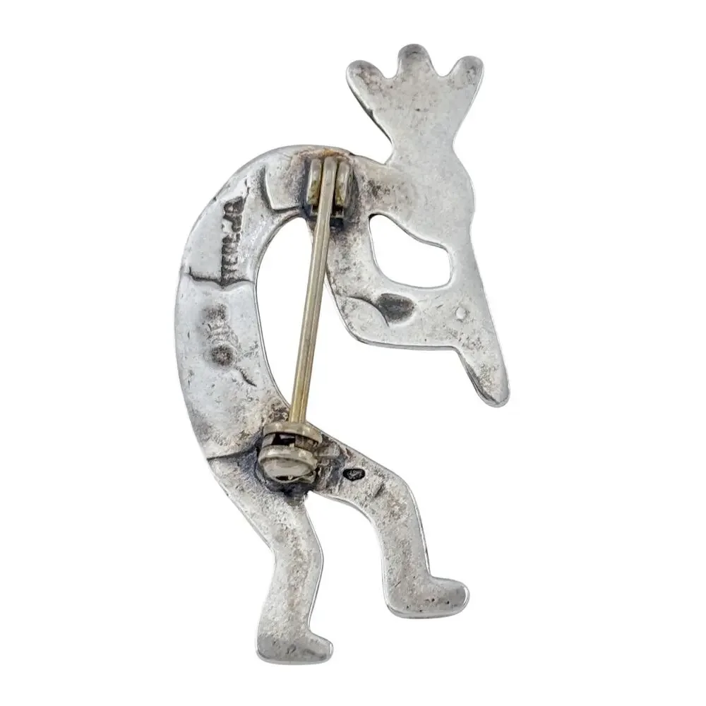 Vintage Sterling Silver 925 Kokopelli Pin